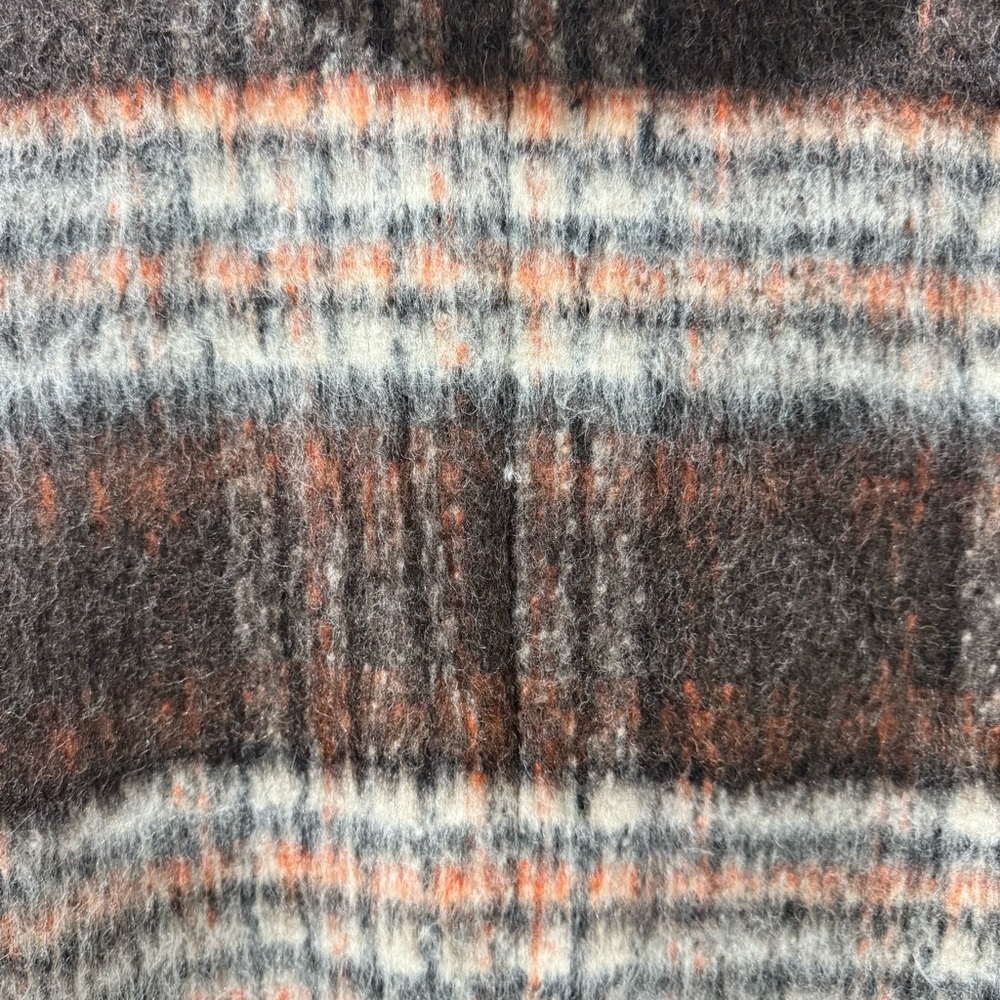 NWT Anthropologie Maeve Brushed Plaid Blazer Coat Jacket Small Fall Wool Blend - Picture 9 of 15